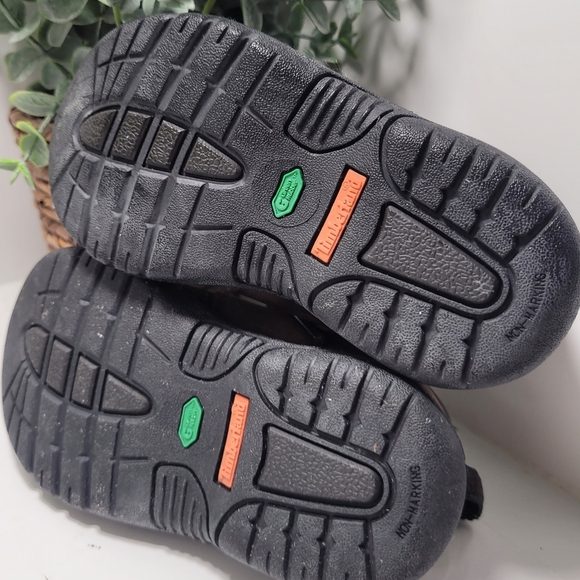 Timberland Kids Brown Leather Shoes Toddler Size 5.5 - Picture 4 of 5